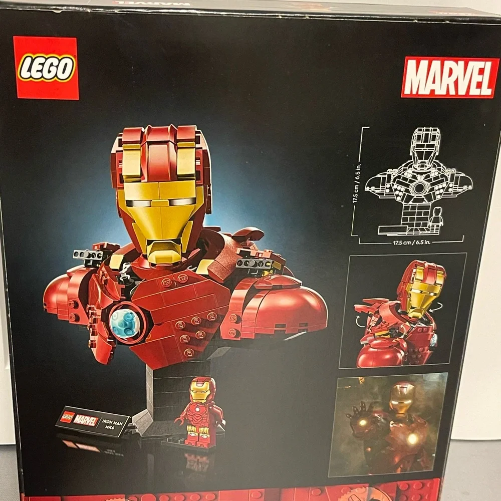 LEGO Marvel Iron Man MK4 Red & Gold Building Set (76327) 436Pcs 18+ NIB Sealed